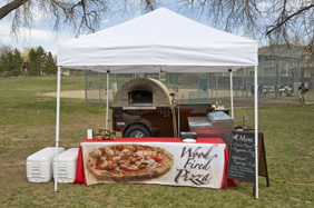 pizza catering set up