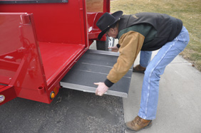 pizza trailer ramp